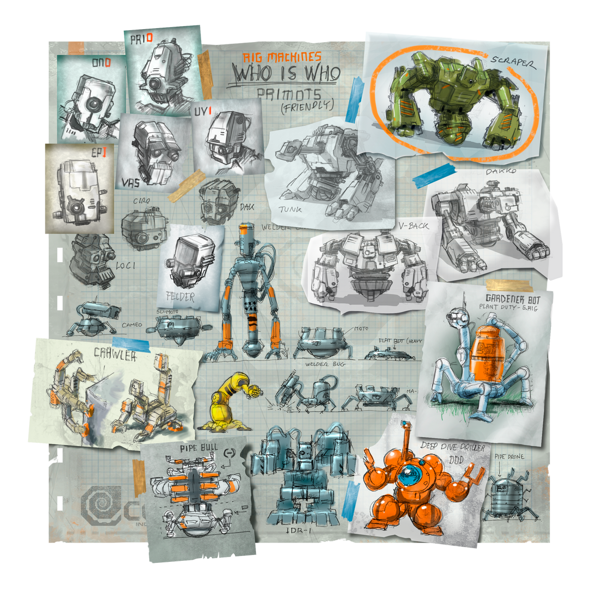 Res Sketches RIG21 Machines